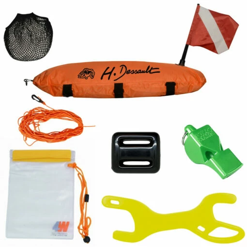 Kit Sécurité DESSAULT Avec Bouée Double -Équipement De Plongé Soldes 2024 kit s curit avec filet fourre tout