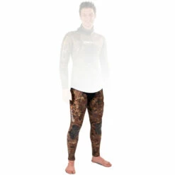 Combinaison Instinct CAMO BROWN MARES 5+5mm -Équipement De Plongé Soldes 2024 pantalon camo brown 4