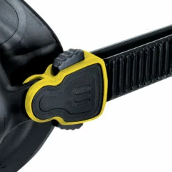 Masque WOLF OMER -Équipement De Plongé Soldes 2024 wolf noir jaune detail